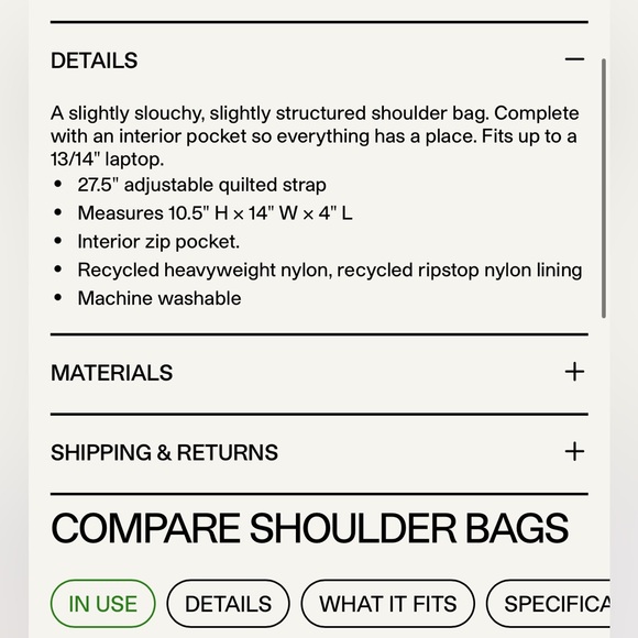 BAGGU Nylon Shoulder Bag in Painted Wildflower - Picture 5 of 7